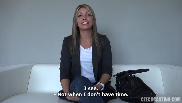 [CzechCasting] - Small Tits Brunette Dominika - Czech Euro Fuck - Liz Rainbow - Rocco Siffredi