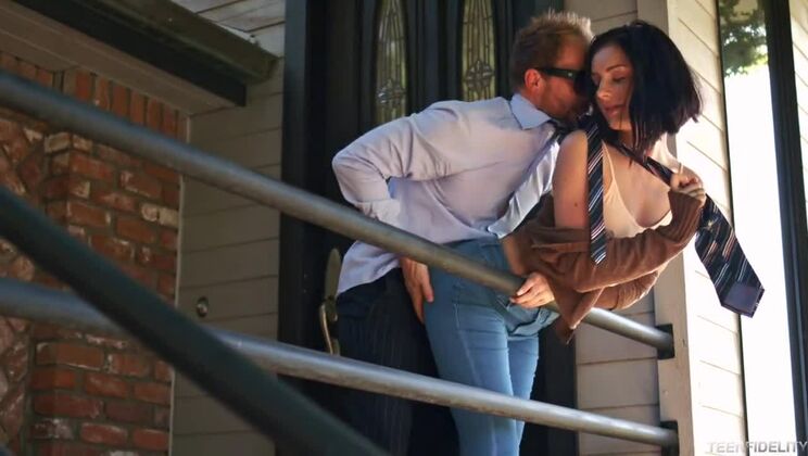 [TeenFidelity] - Amanda Aimes submits to Ryan Madison in deepthroat outdoor scene - Amanda Lane - Ryan Madison