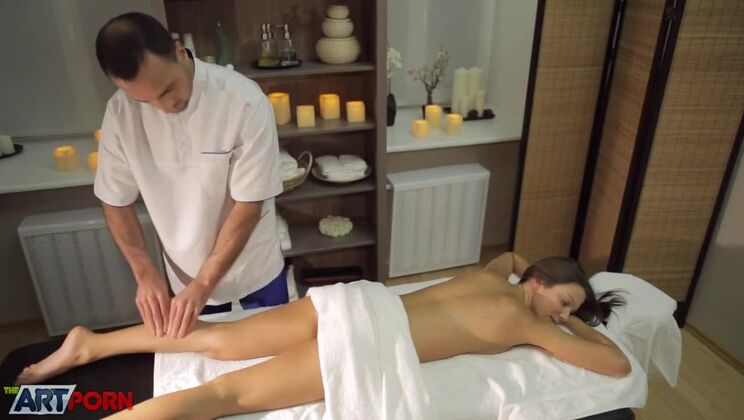 [TheArtPorn] - Hot Russian massage with Nensi B Medina - Foxy Di