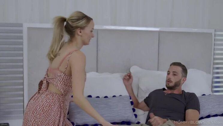 [MommyBlowsBest] - Pristine Edge Step-Mom Handjob and Deepthroat Action - Pristine Edge