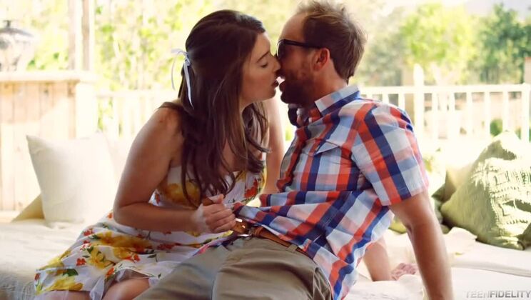 Outdoor Fuck with Freckled Jorden Kennedy and Ryan Madison