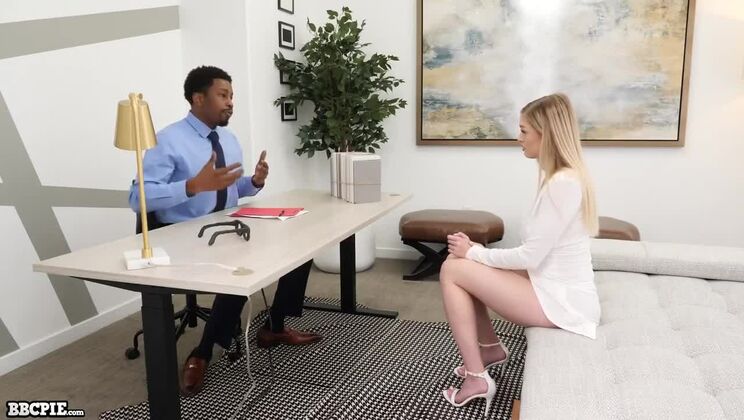 Big Cock Creampie Therapy For Blonde Babe