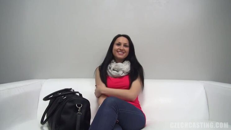Barbora the Brunette Slut in Casting Session