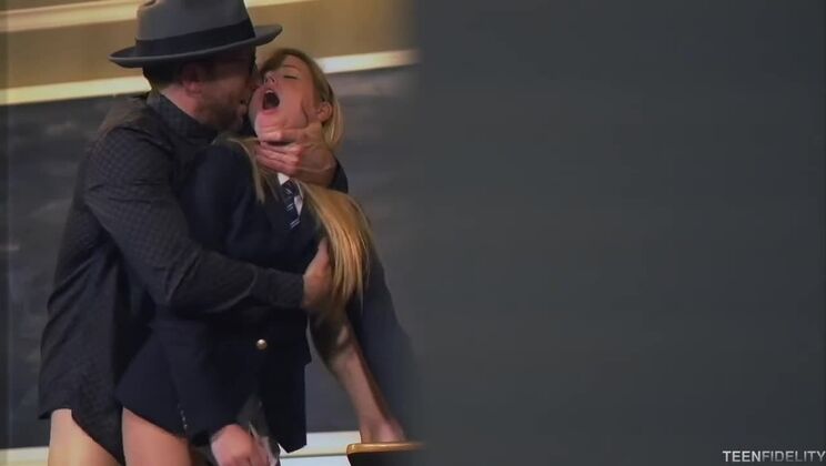 [TeenFidelity] - Young Blonde Schoolgirl Scarlett Sage Fucked Rough - Scarlett Sage - Ryan Madison