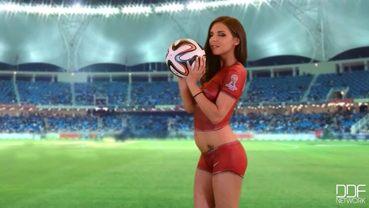 Henessy’s Russian Moves: Brunette Babe with Tattoos & Medium Curves