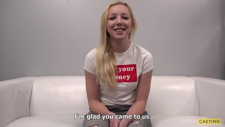 Blonde Small Tits Casting