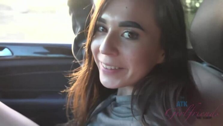 [ATKGirlfriends] - Ariel's Hairy Pussy Exposed on Camera - Ariel Grace