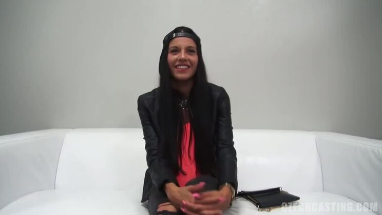 [CzechCasting] - Skinny Brunette Babe Evelin's Anal Experience