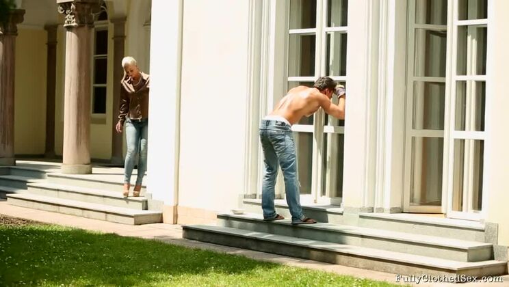 Nathaly Heaven's Outdoor Satin Desire