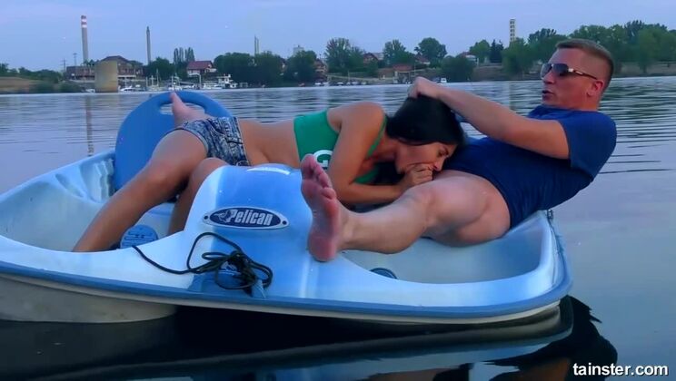 Shrima Malati Performs Handjob On The Boat