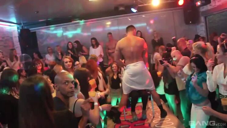 Handjob and Deepthroat Fun with Strangers at Party