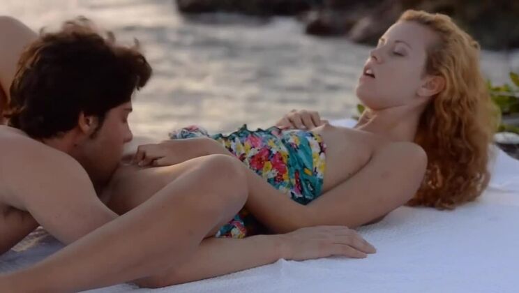 Carmen's Outdoor Adventure Ends with Cumshot