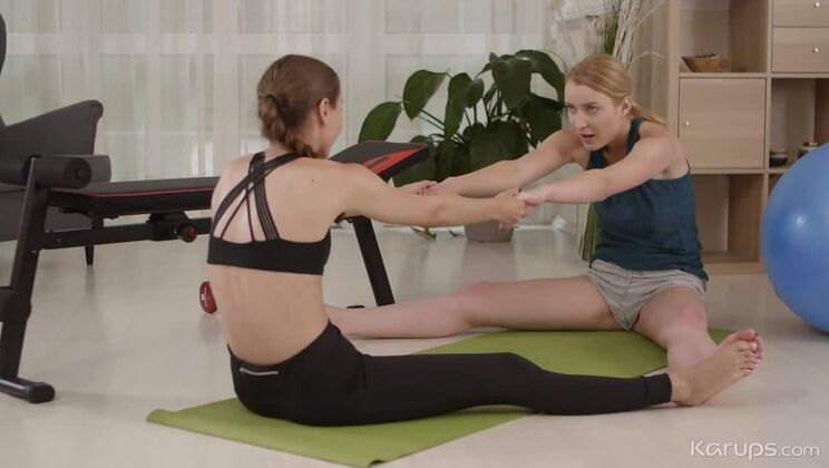 [KarupsPrivateCollection] - Amaris and Stefanie - Lesbian Blonde Meets Brunette - Amaris