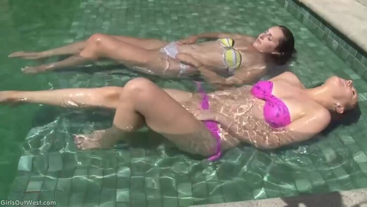 [GirlsOutWest] - Eli May And Cleo Get Dirty Outside Pt 1 - Cleo - Eli May