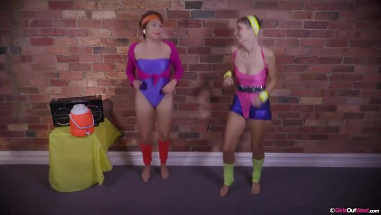 [GirlsOutWest] - Hairy Lesbians Ray and Ripley Fucking