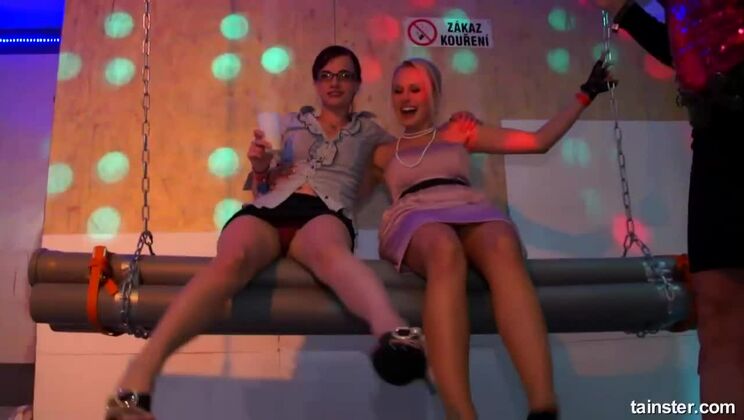 [Tainster] - Powerful Lesbians in Lingerie Party - Part 1 with Vivien1 - Lucy Bell - Kitty Jane - Mischelle - Leony aprill - Welli - Vivien1