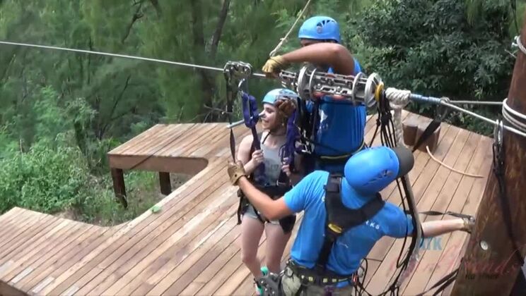 Anya's POV Ziplining Experience