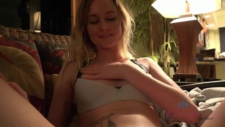 Blonde Bombshell Kenzie Kai Gives You a Handjob