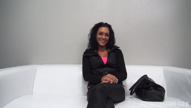 Juicy Linda - Brunette European Babe Fucks Hard