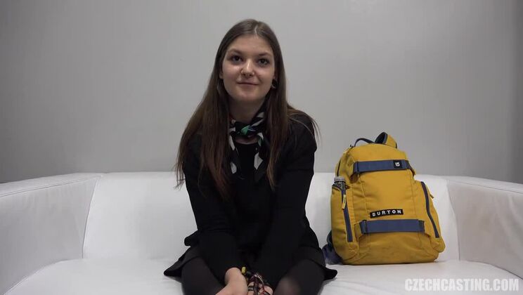 European Sex Toy Casting with Brunette Marketa