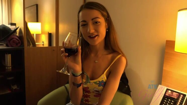 You Fuck Lily in Lingerie on the Beach and She Cums