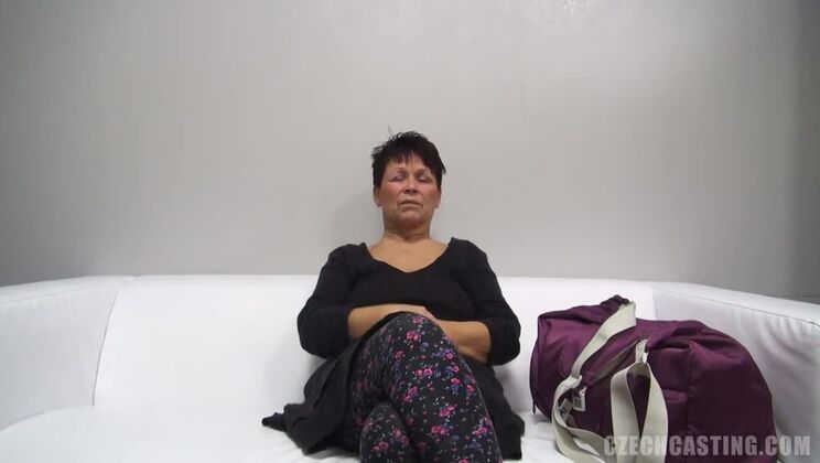 [CzechCasting] - Adorable Czech Brunette Granny Casting - Pavlina