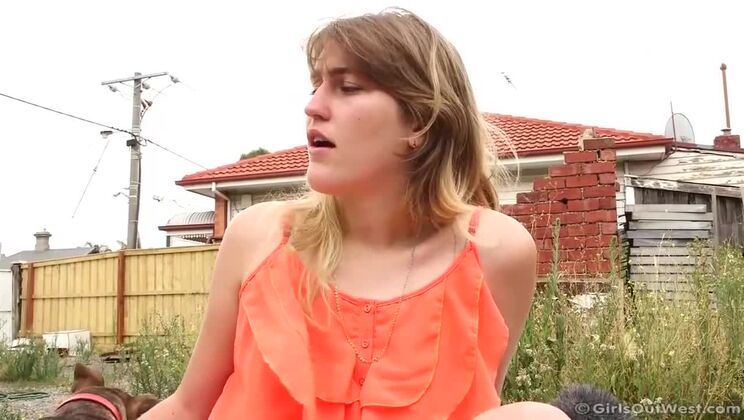 [GirlsOutWest] - Blonde Ren Hairy Talk - Ren