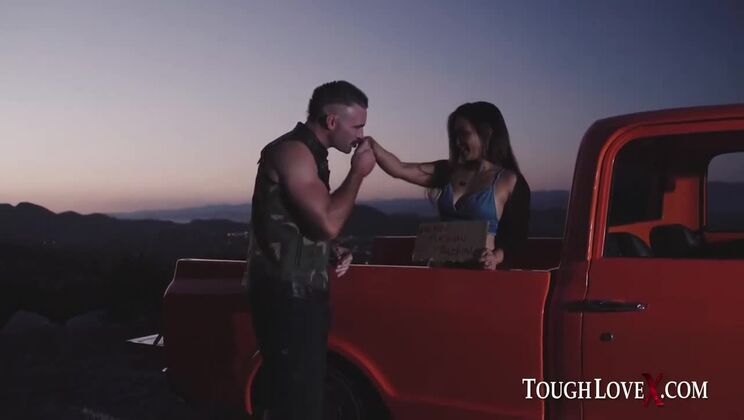 [ToughLoveX] - Lana Violet Sucks and Gets Fucked Outdoors - Lana Violet