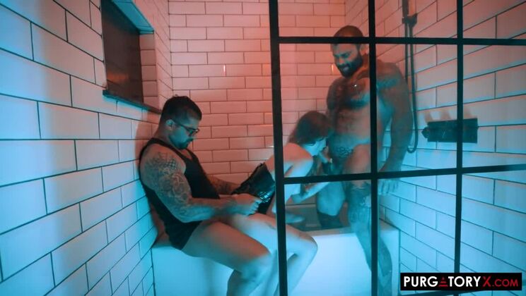 Eden Ivy Facial Threesome Fun - Episode 3