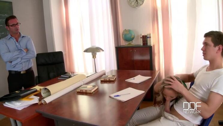 [OnlyBlowjob] - Lingerie Lesbian: Vanda Lust in College - Vanda Lust