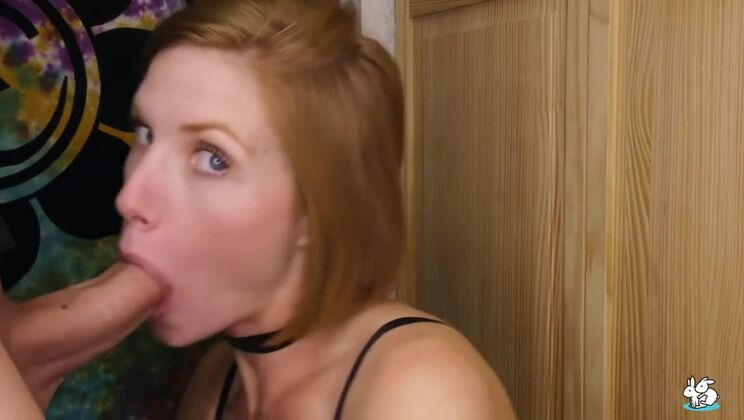 Fetish Redhead Gets Cumshot