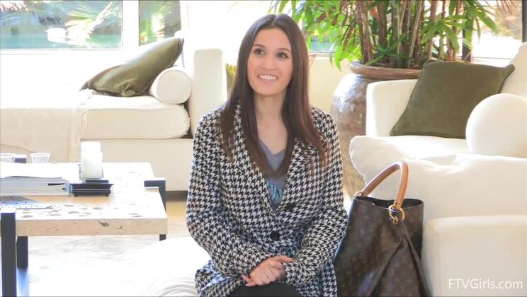 Young Aubrey Plays Alone for Orgasms