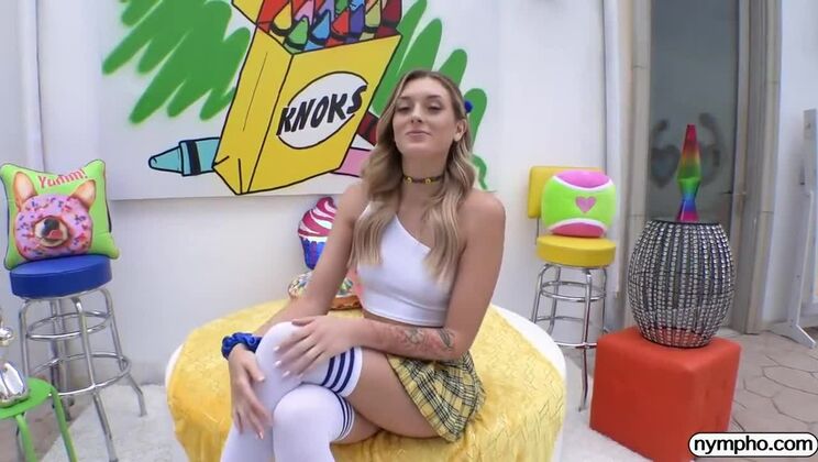 Charlotte Sins' Prowess in Hairy, Blonde Action