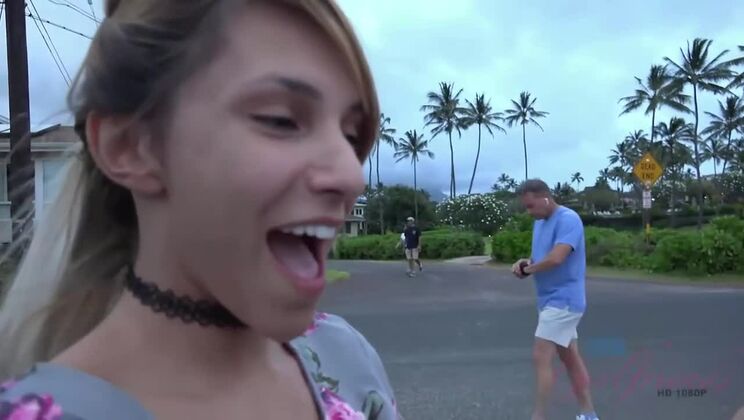 [ATKGirlfriends] - Amateur Beach Fun with Hime Marie - Outdoor Sex