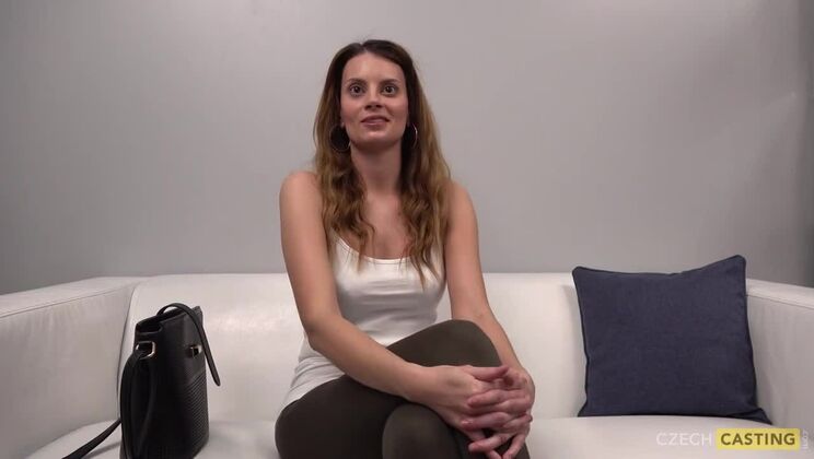[CzechCasting] - Brunette European Anna in Czech Casting - Kourtney love