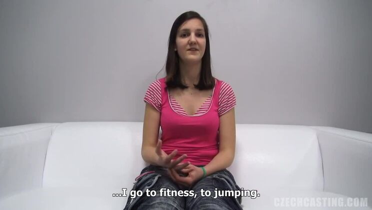 [CzechCasting] - Small Tits Brunette Michaela Seduces - Bree