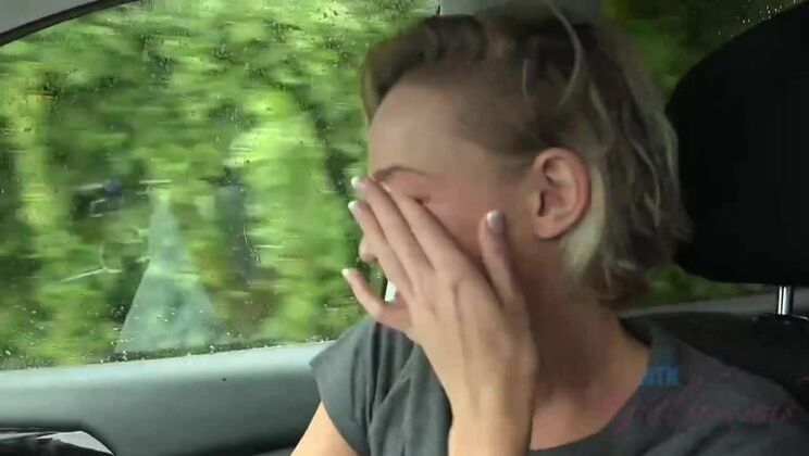 [ATKGirlfriends] - Emma Hix's Car Ride Turns into Fetish Fun