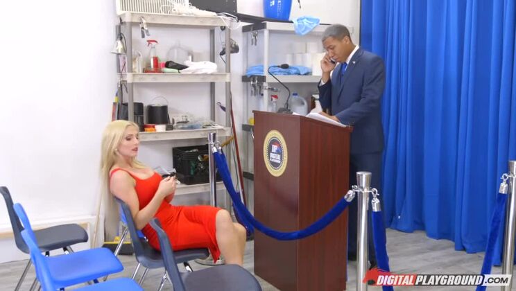 [DigitalPlayground] - The President's Deepthroat Disaster with Christie Stevens - Ricky Johnson - Christie Stevens