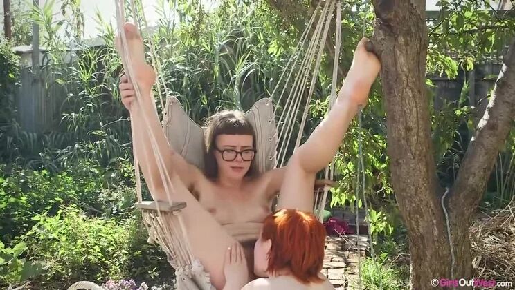 [GirlsOutWest] - Garden Party 2: Rosie and Panda's Lesbian Fun - Rosie - Panda