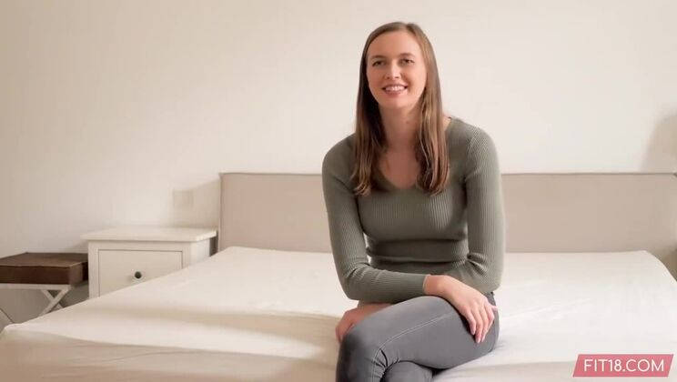 Facial Casting with Big Tits Teen