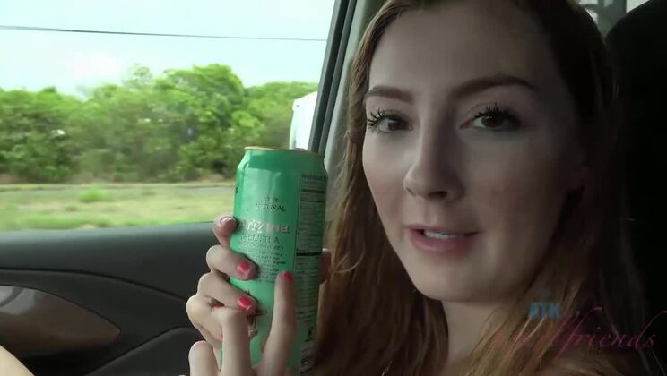 Bad Weather, Good Time - Megan Winters' Footjob Adventure