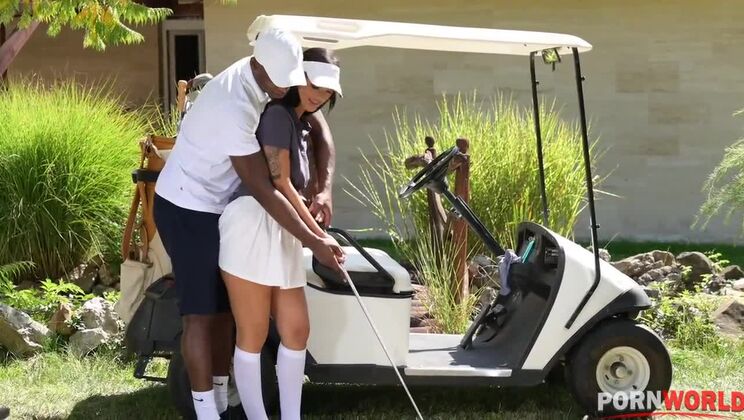 Claudia Bavel Fucks with Instructors in the Open