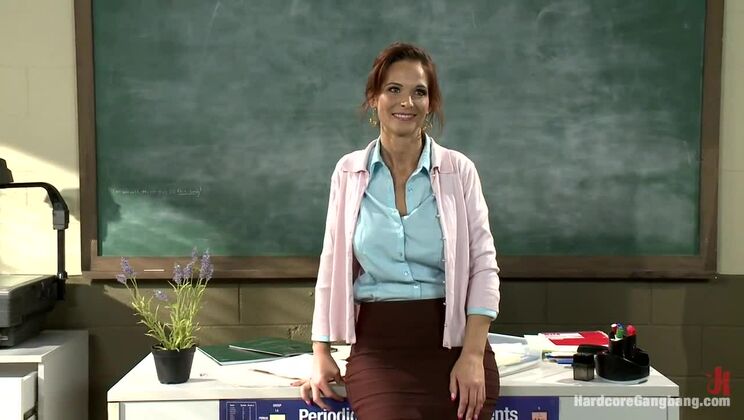 [HardcoreGangbang] - Syren Demer in Hardcore Double Anal Scene - Bill Bailey - James Deen - Dane Cross - Syren Demer - Aaron Wilcoxxx - Astral Dust