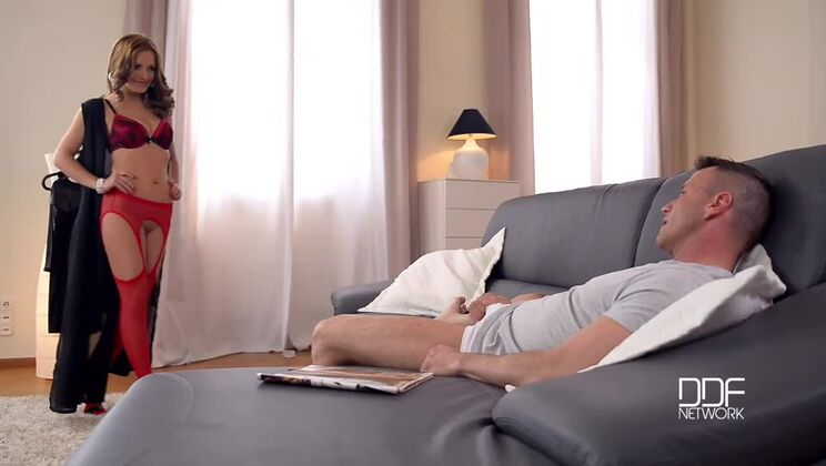 Big Cock Meets Blonde Babe Dominica Phoenix