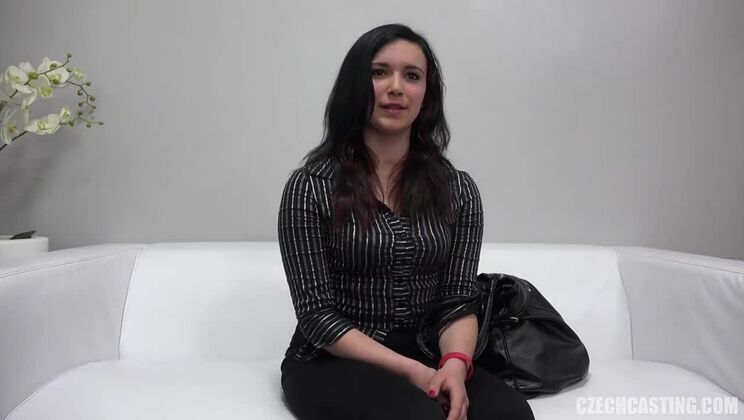 Brunette Beauty Nikola Casting