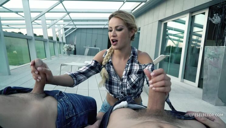 Cherry Kiss - European Blonde Stalker