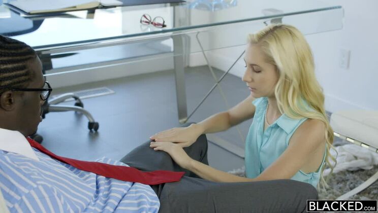 [BLACKED] - Glasses Girl Michael Williams Fucks Hard - Odette Delacroix - Michael Williams