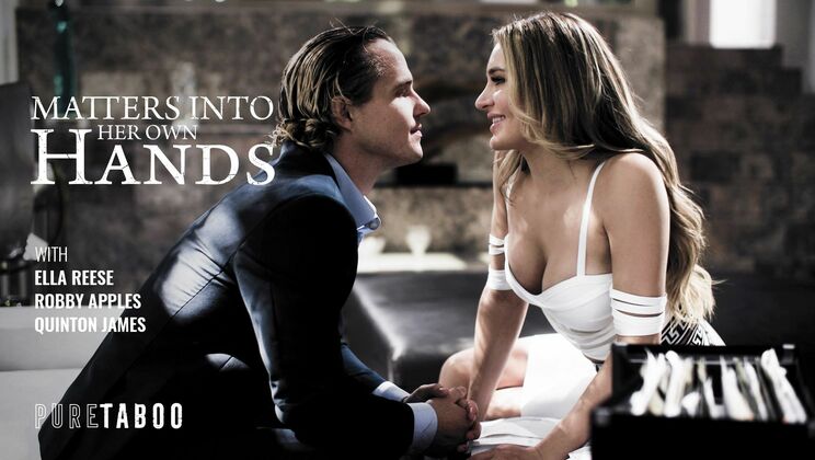 [PureTaboo] - Cheating Wife Gets Fucked by Two Lovers - Quinton James - Ella Reese - Robby Apples