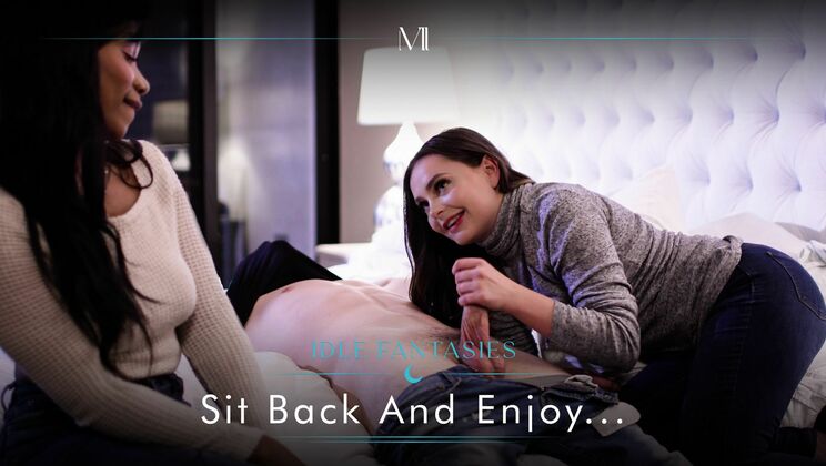 [ModernDaySins] - Cumshot on Brunette's Tits and Pussy - Aften Opal - Chase Arcangel