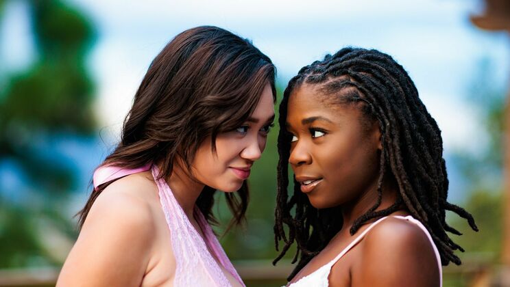 [Girlsway] - Big Tits and Ebony Love - Hazel Grace - Madi Laine